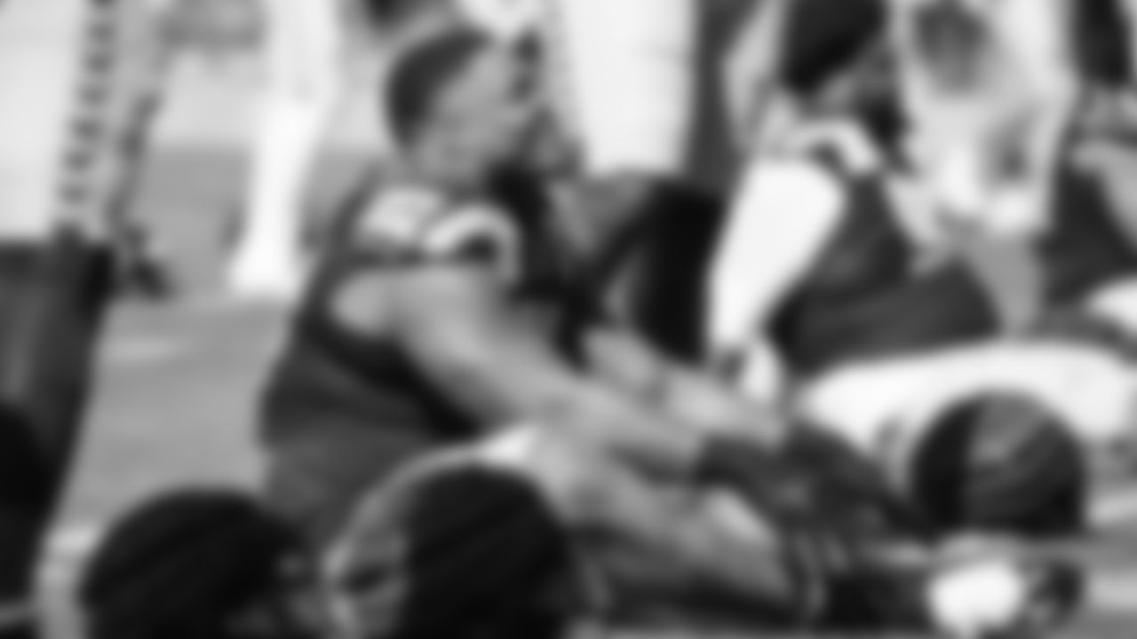 Seahawks defensive tackle Byron Murphy II (91) participated in a joint practice with the Packers at Ray Nitschke Field in Green Bay, Wisconsin.