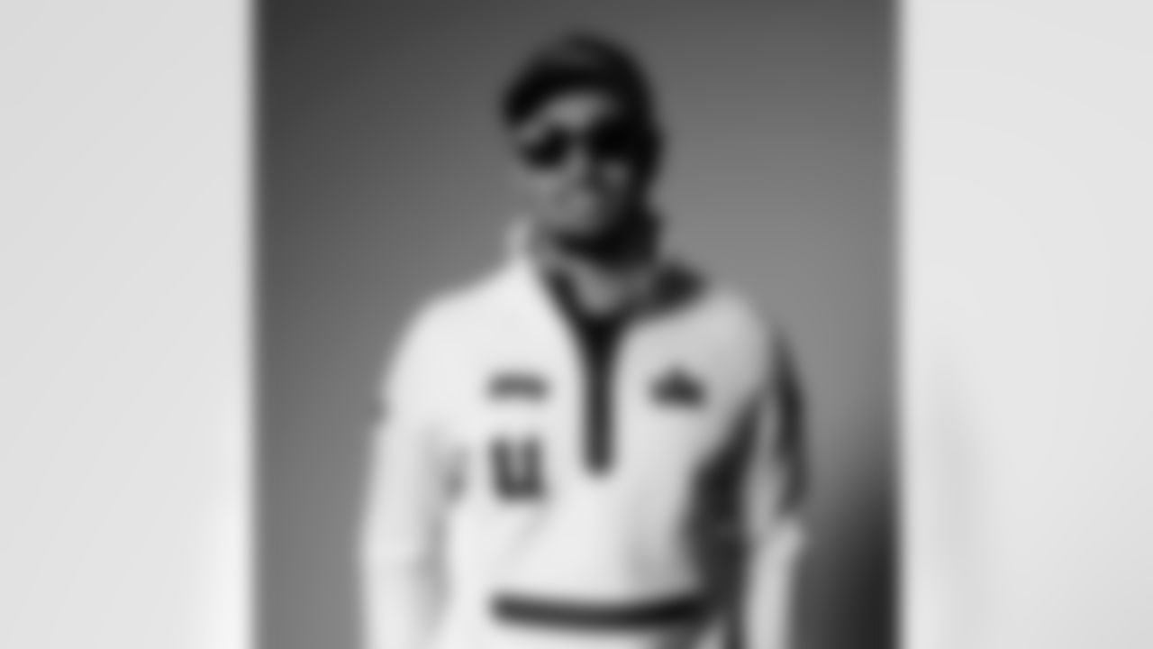 Seahawks wide receiver Jaxon Smith-Njigba (11) during Super Bowl LX Opening Night media day on February 2, 2026.