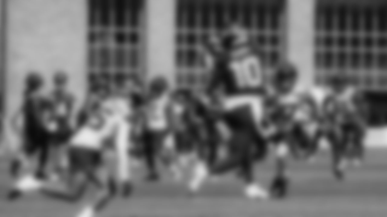 Seahawks wide receiver Cooper Kupp (10) practiced on day two of training camp on July 24, 2025 at the Virginia Mason Athletic Center.