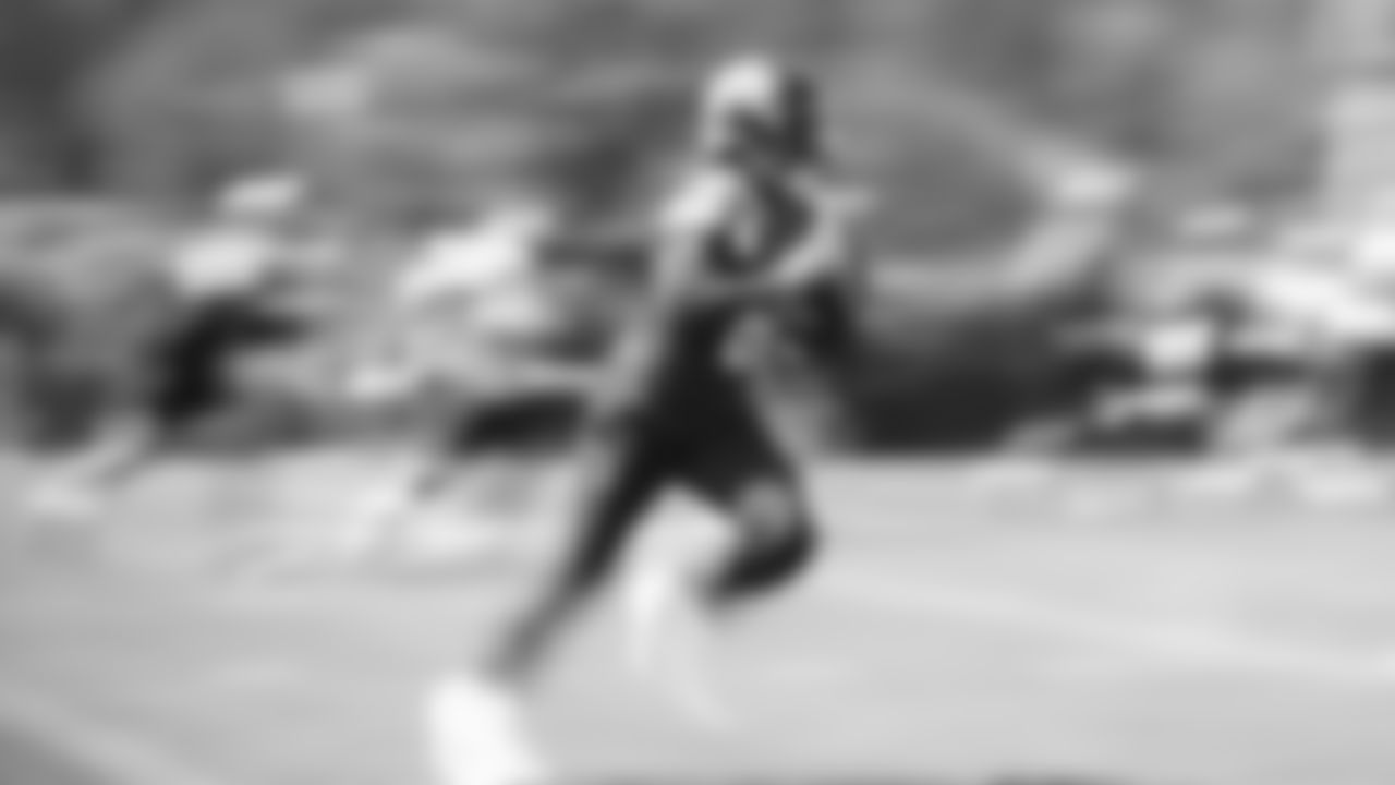 Seahawks quarterback Jalen Milroe (6) participated in the Seahawks 2025 offseason workout program.