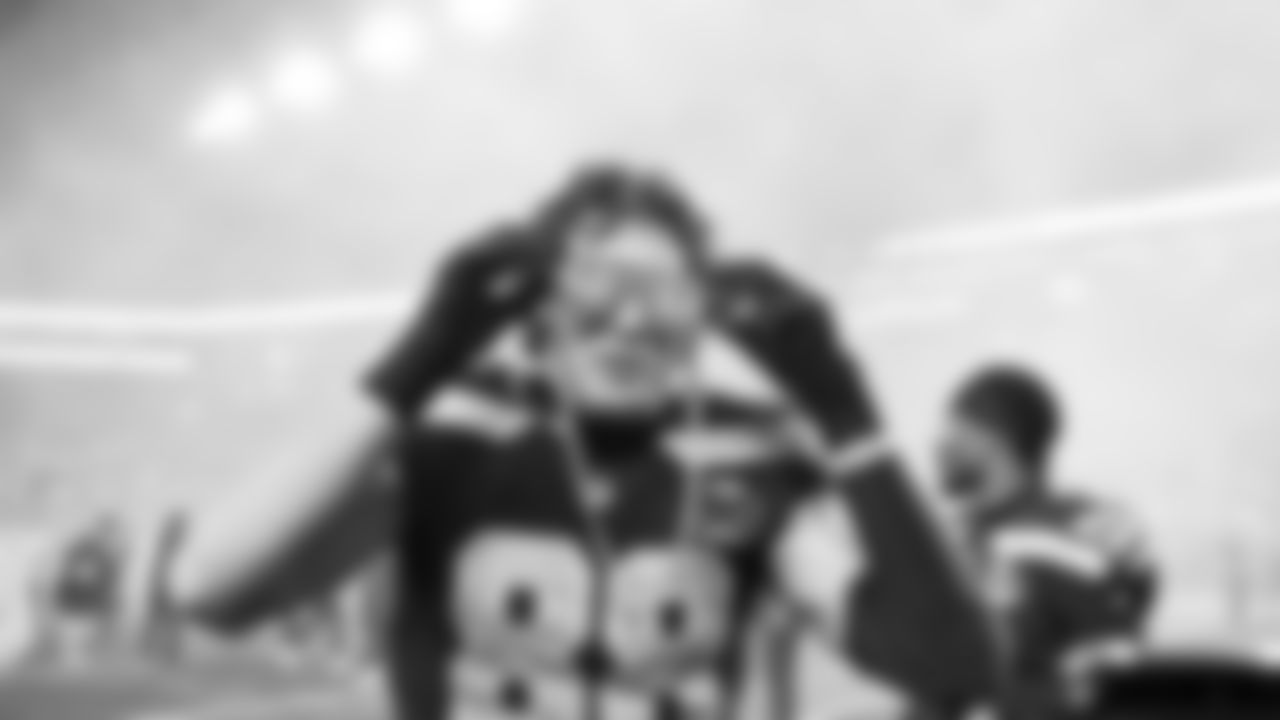 The Seahawks celebrated the 41-6 victory over the 49ers in the NFC Divisional Round game on January 17, 2026 at Lumen Field.