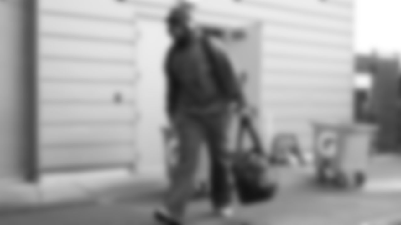 Seahawks tackle Josh Jones (74) departed the Virginia Mason Athletic Center on December 26, 2025.