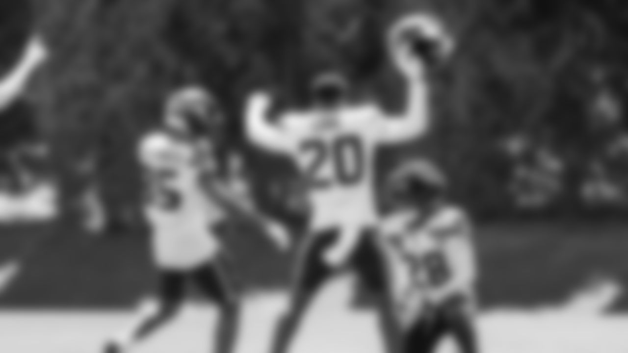 Seahawks safety Julian Love (20) practiced on day six of training camp on July 29, 2025 at the Virginia Mason Athletic Center.