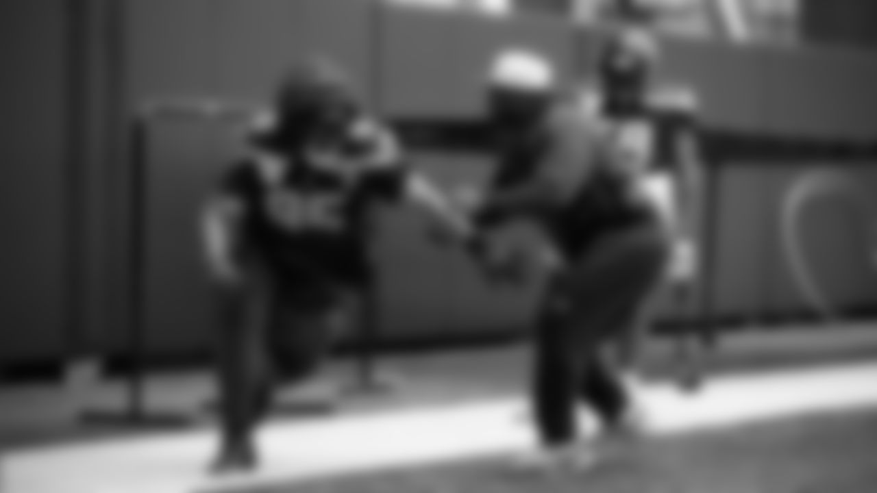 Seahawks nose tackle Brandon Pili (95) practiced on Thursday, November 13, 2025 at the Virginia Mason Athletic Center.