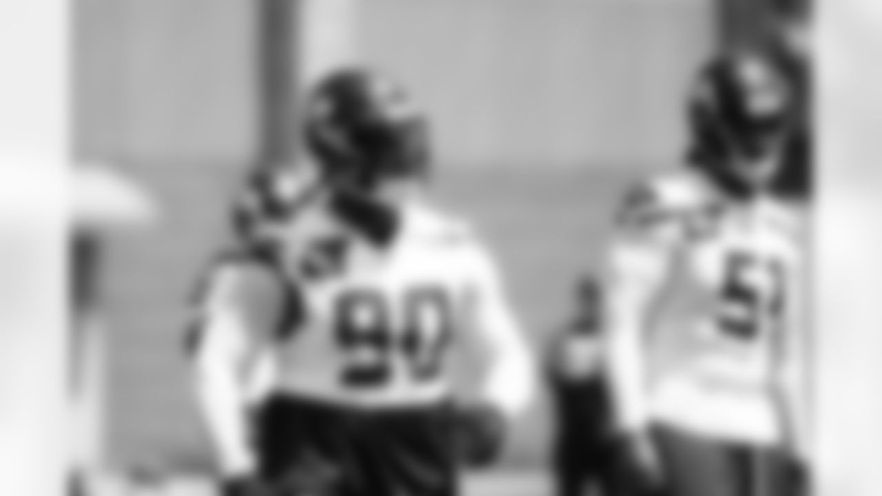 Seahawks defensive tackle Jarran Reed (90) participated in the Seahawks 2025 offseason workout program.