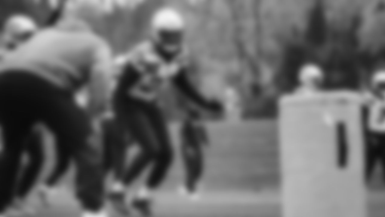 Seahawks cornerback Riq Woolen (27) practiced on Wednesday, November 26, 2025 at the Virginia Mason Athletic Center.