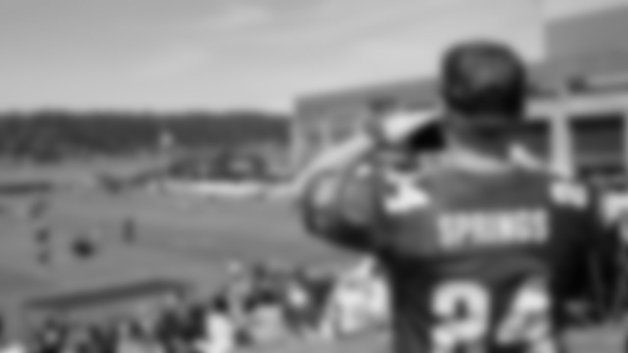 Best fan photos from Seahawks Training Camp at the Virginia Mason Athletic Center.