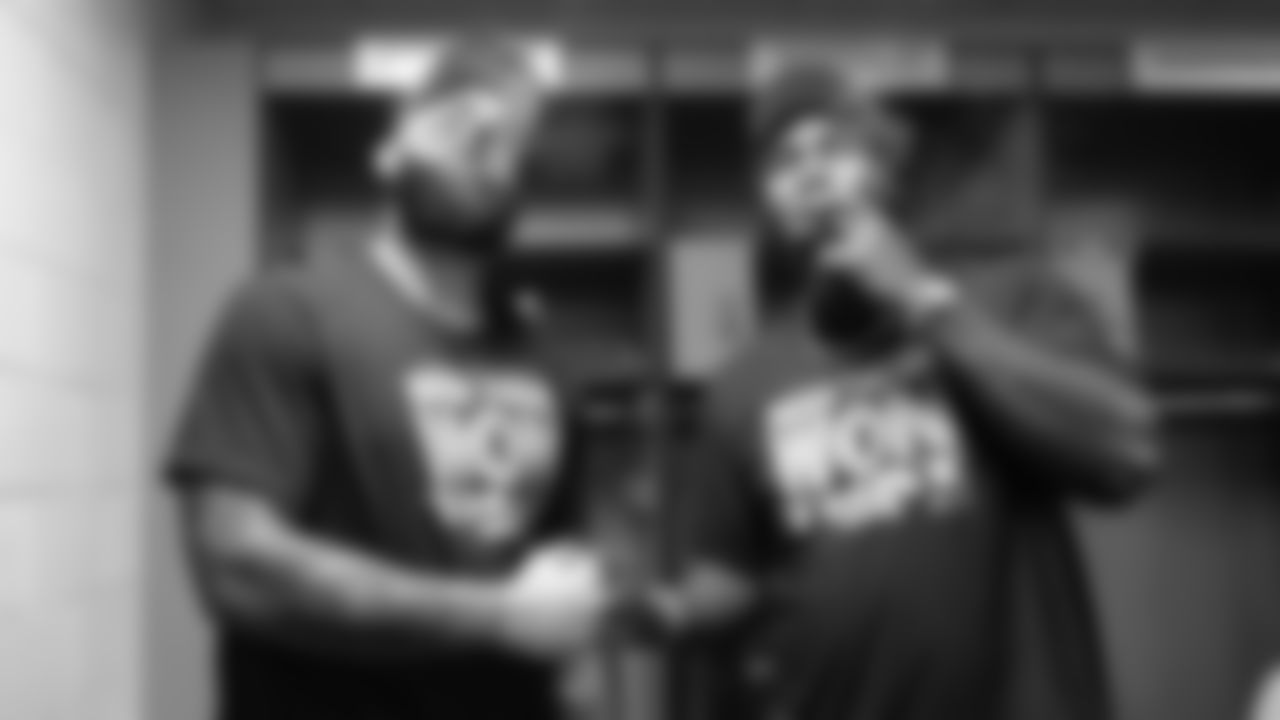 Seahawks tackle Charles Cross (67) after the win at the San Francisco 49ers in Week 18.