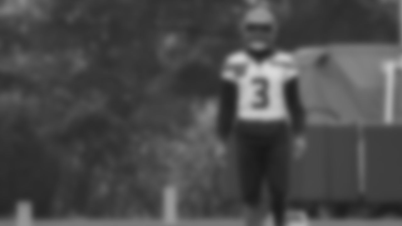 Seahawks safety Nick Emmanwori (3) practiced on Friday, December 12, 2025 at the Virginia Mason Athletic Center.