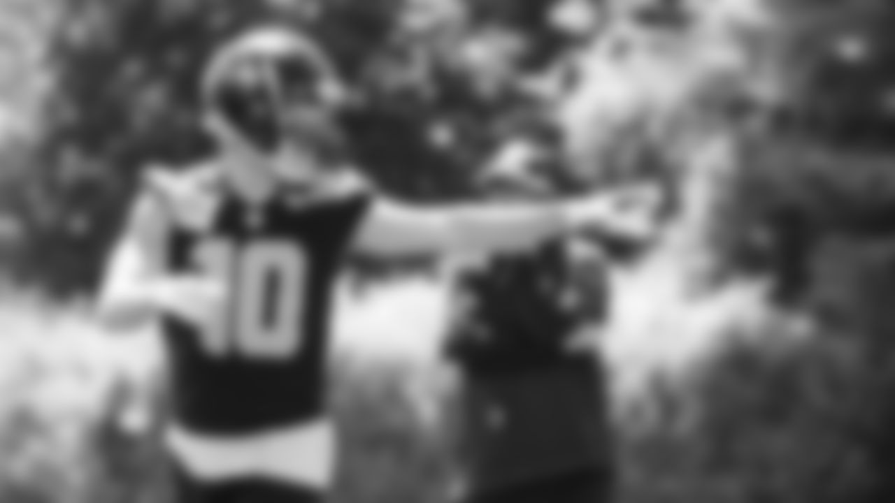 Seahawks wide receiver Cooper Kupp (10) participated in a workout on day one of minicamp on Tuesday, June 10, 2025 at the Virginia Mason Athletic Center.