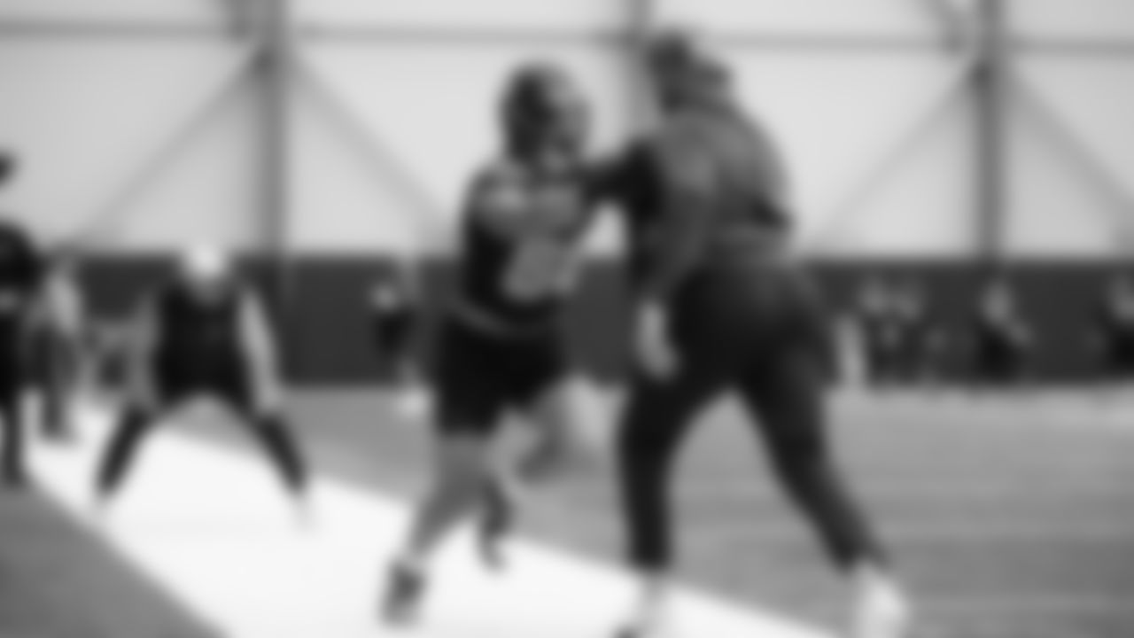 Seahawks tight end AJ Barner (88) practiced on Thursday, November 6, 2025 at the Virginia Mason Athletic Center.