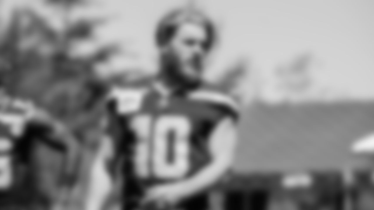 Seahawks wide receiver Cooper Kupp (10) participated in a workout on day three of OTAs on Friday, May 30, 2025 at the Virginia Mason Athletic Center.