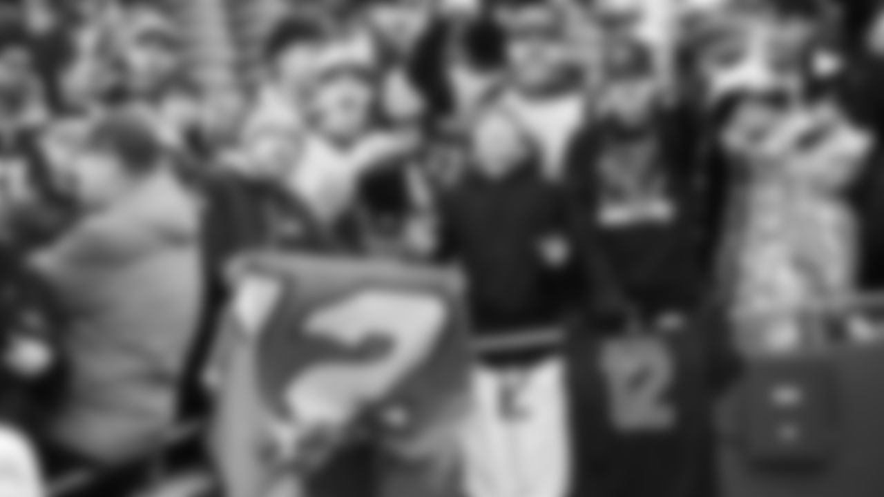 The 12s gathered at Lumen Field as the Seahawks hosted a trophy celebration on Wednesday, February 11, 2026 in honor of winning Super Bowl LX.