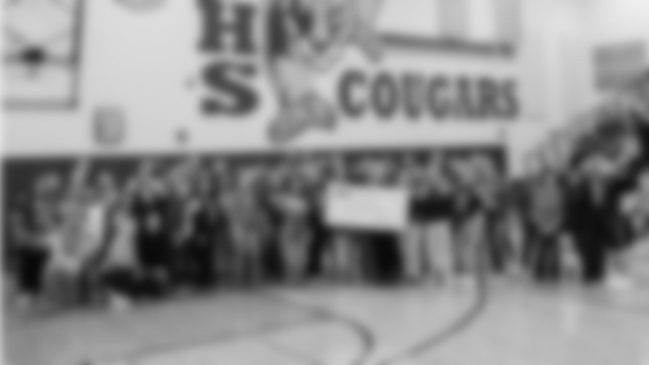 The Seahawks, Safeway, Delta Air Lines, Coca-Cola, and Head & Shoulders surprised Lakewood High School with a grant to help implement their first girls flag football team on November 25, 2025.