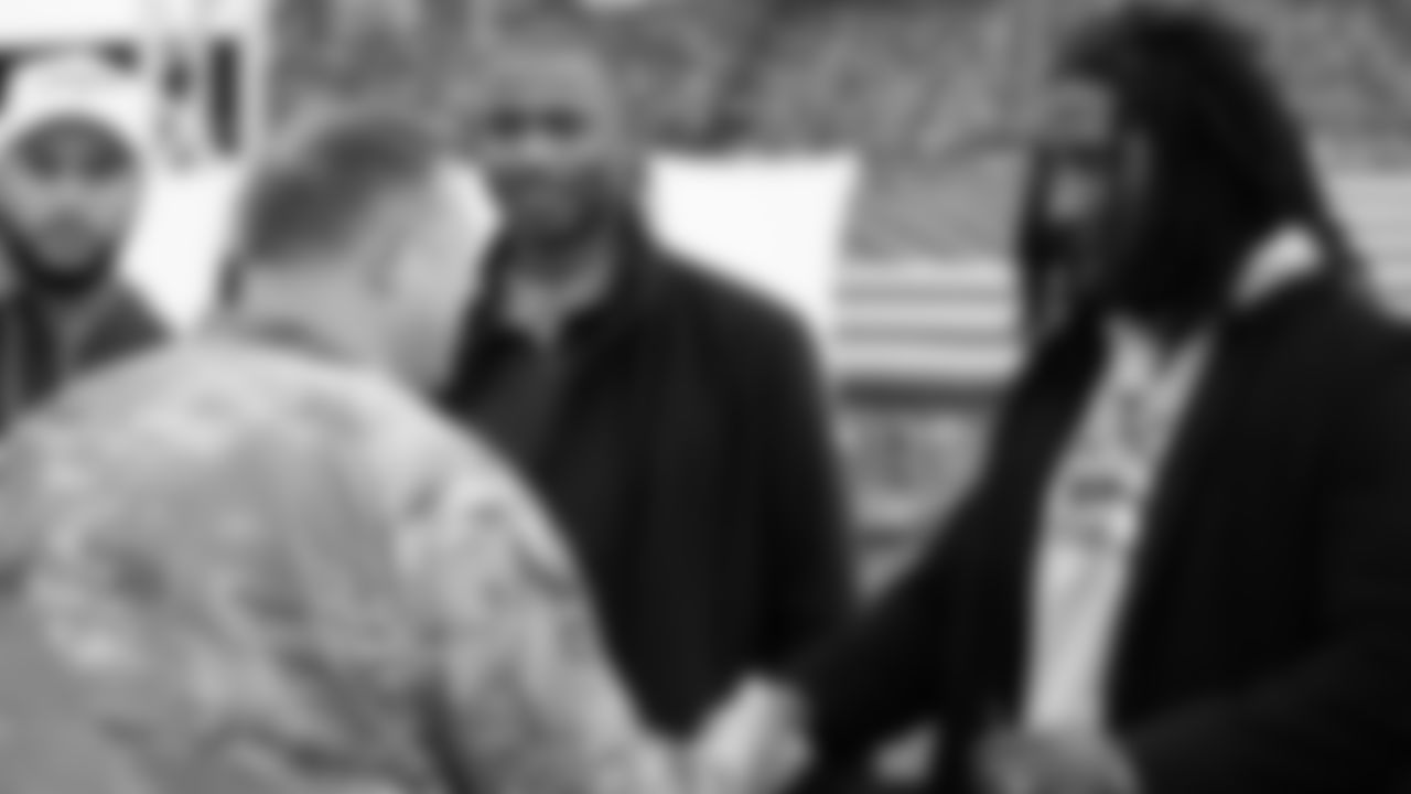 USAA's "Change of Command" event is to celebrate a different military service each year: rotating through the 5 branches -- Army, Airforce, Navy, Coast Guard, Marines.