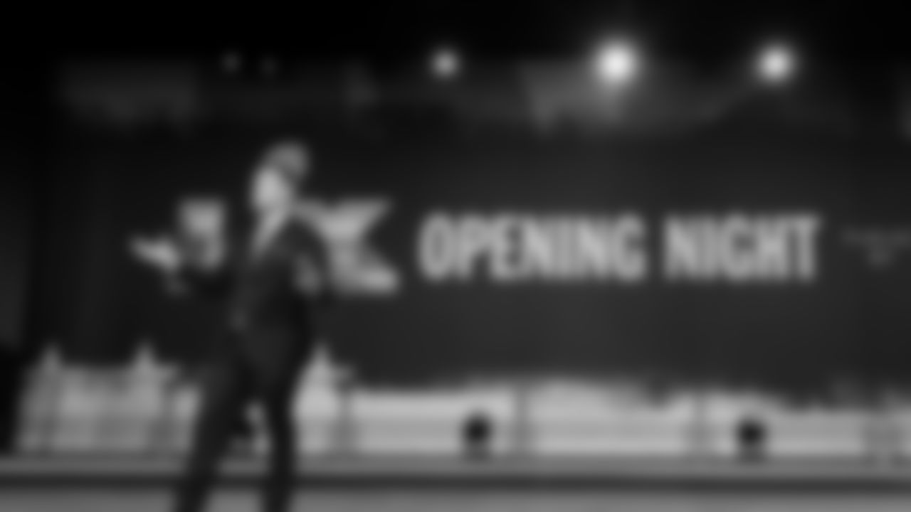 The Seattle Seahawks took part in 'Super Bowl Opening Night' on Monday, February 2 to kickoff Super Bowl LX week in the Bay Area.