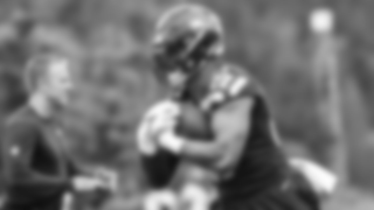Seahawks tight end Noah Fant (87) participated in a workout on day five of OTAs on Wednesday, June 4, 2025 at the Virginia Mason Athletic Center.