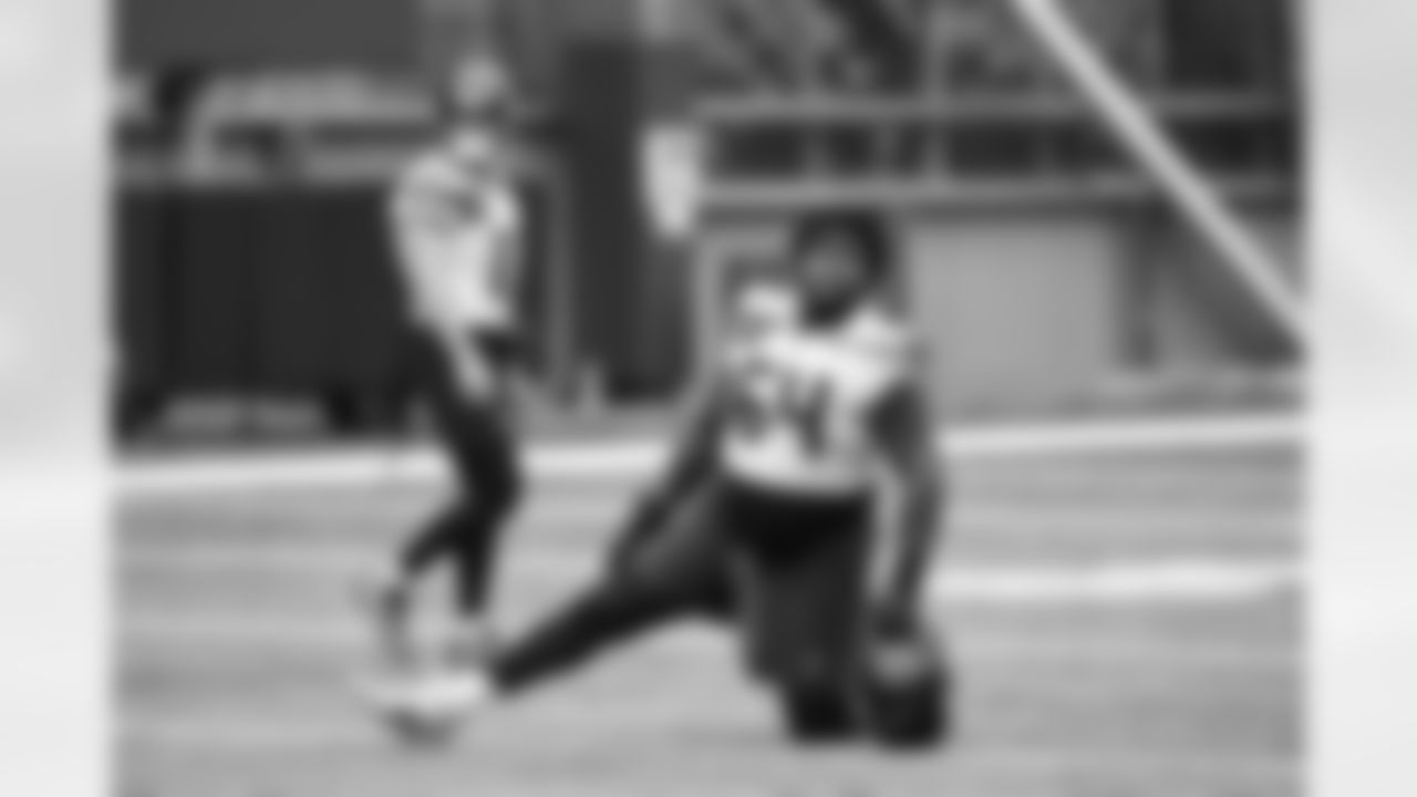 Seahawks guard Christian Haynes (64) practiced at the Virginia Mason Athletic Center on Thursday, January 2, 2025.