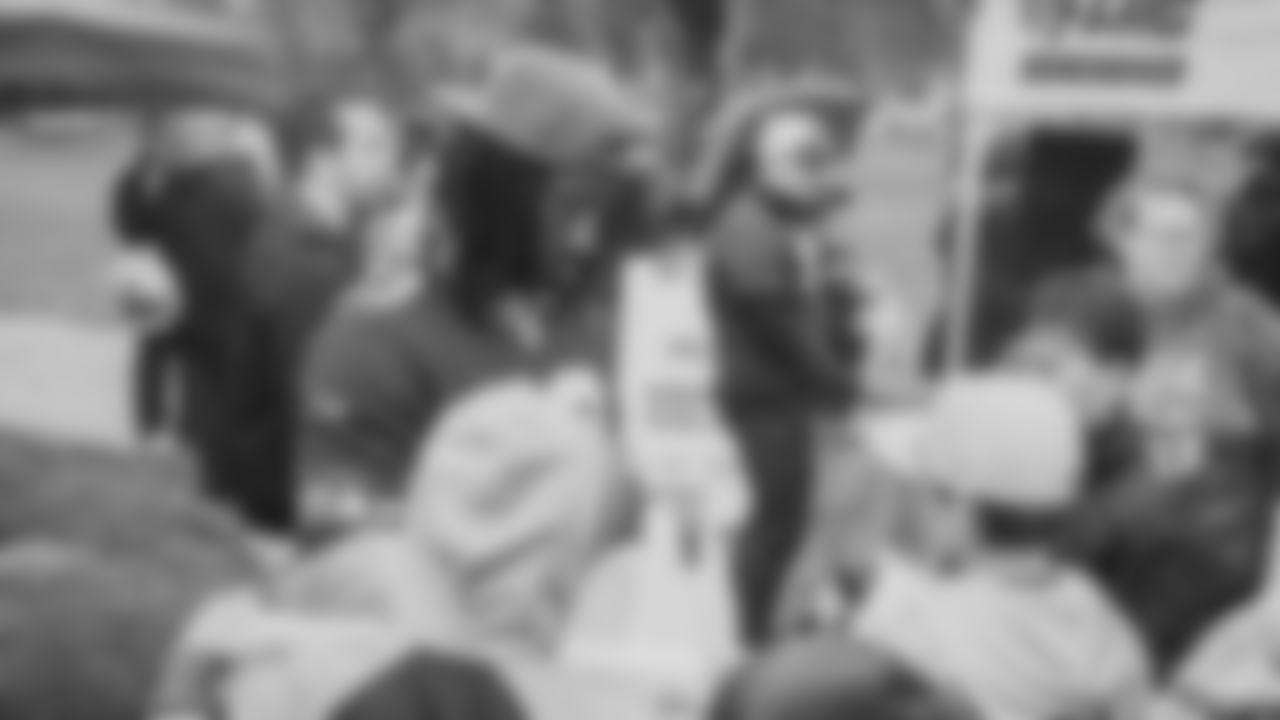 The Seahawks hosted a flag football clinic with NFL FLAG Vancouver at Unwin Park in Surrey, BC on Saturday, November 15, 2025.