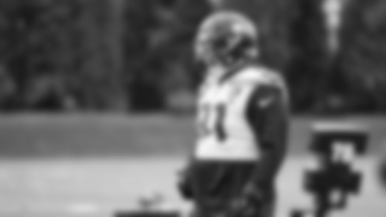 Seahawks defensive tackle Byron Murphy II (91) practiced on Thursday, January 29, 2026 at the Virginia Mason Athletic Center.