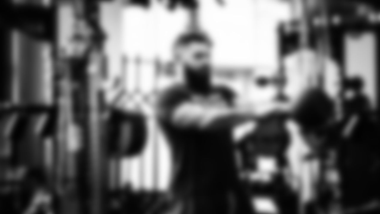 Seahawks tackle Abraham Lucas (72) worked out on Monday, January 19, 2026 at the Virginia Mason Athletic Center,