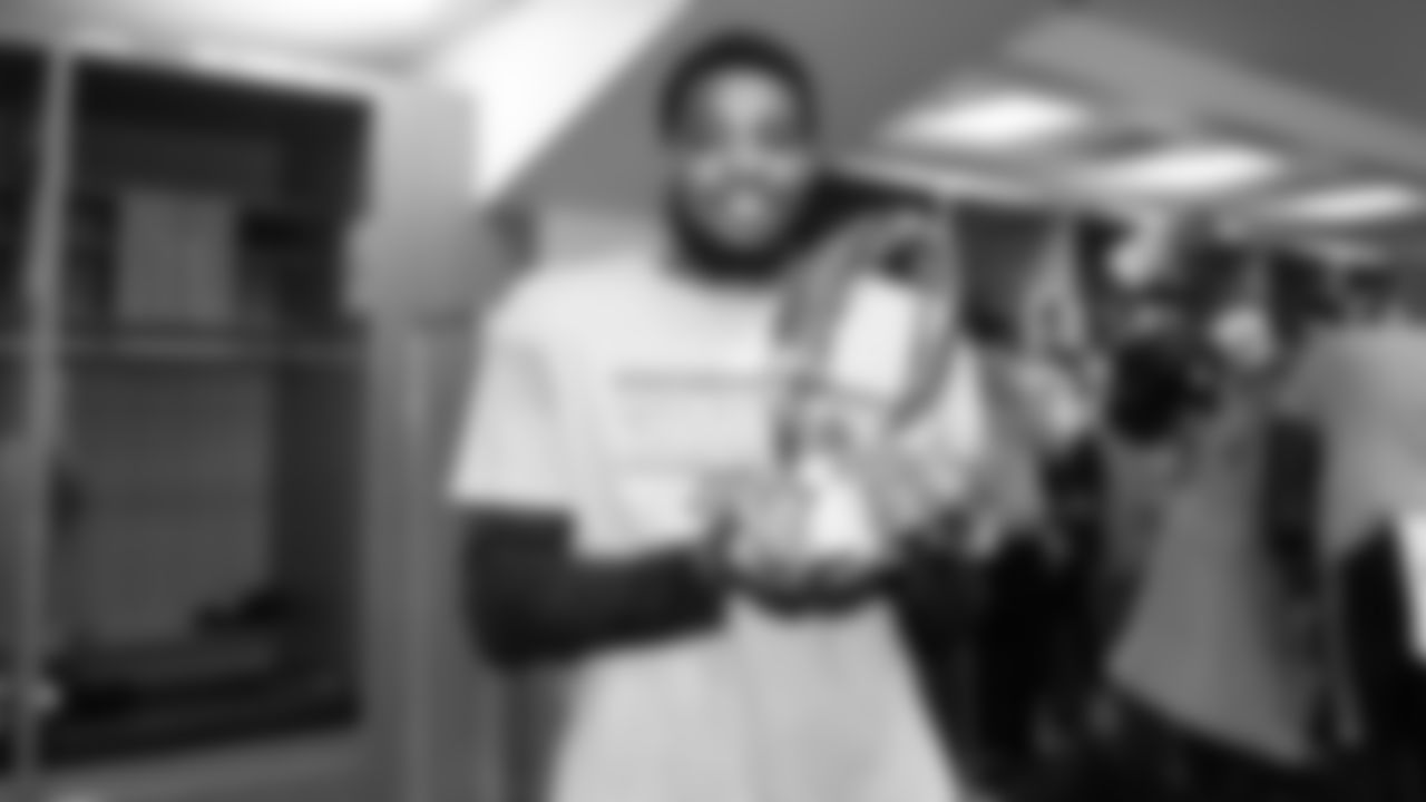 The Seahawks celebrate the 31-27 win vs. the Rams in the NFC Championship on Sunday, January 25, 2026.