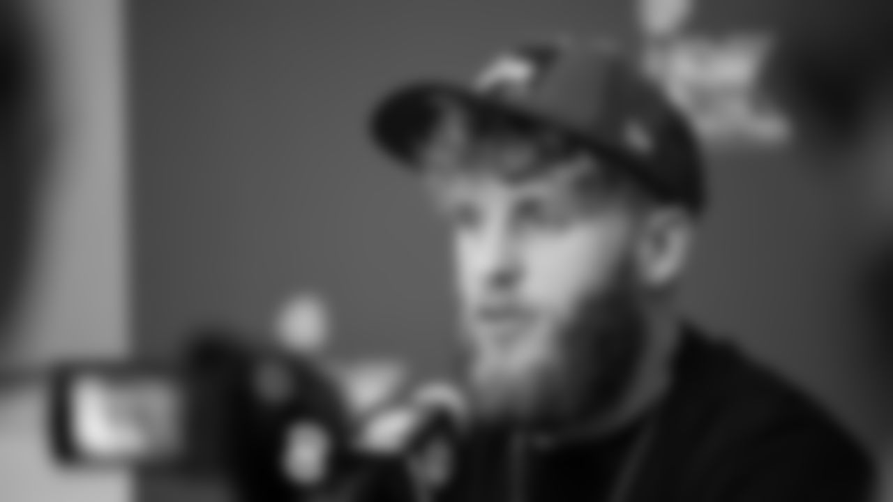 Seahawks wide receiver Cooper Kupp (10) at day three of press conference media availability on February 5, 2026.