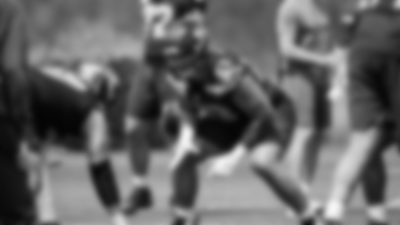 Seahawks guard Sataoa Laumea (63) participated in a workout on day five of OTAs on Wednesday, June 4, 2025 at the Virginia Mason Athletic Center.