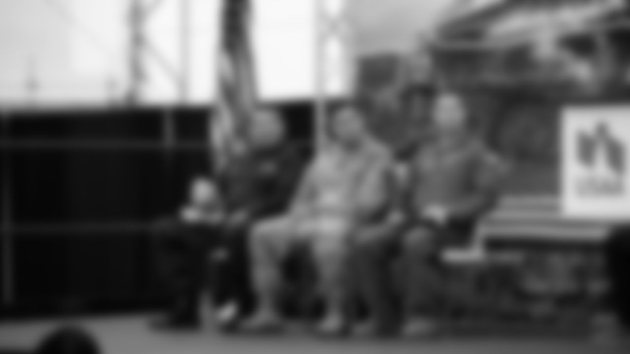 USAA's "Change of Command" event is to celebrate a different military service each year: rotating through the 5 branches -- Army, Airforce, Navy, Coast Guard, Marines.