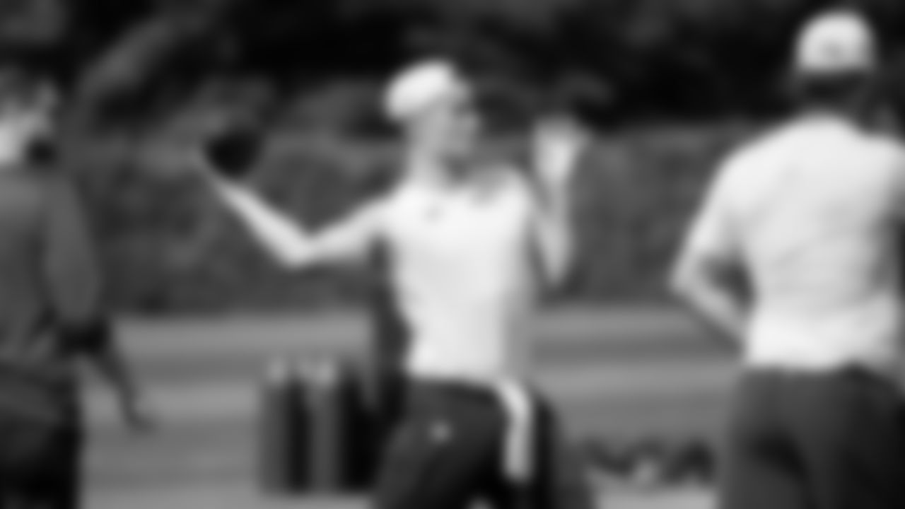 Seahawks quarterback Drew Lock (2) participated in the Seahawks 2025 offseason workout program.