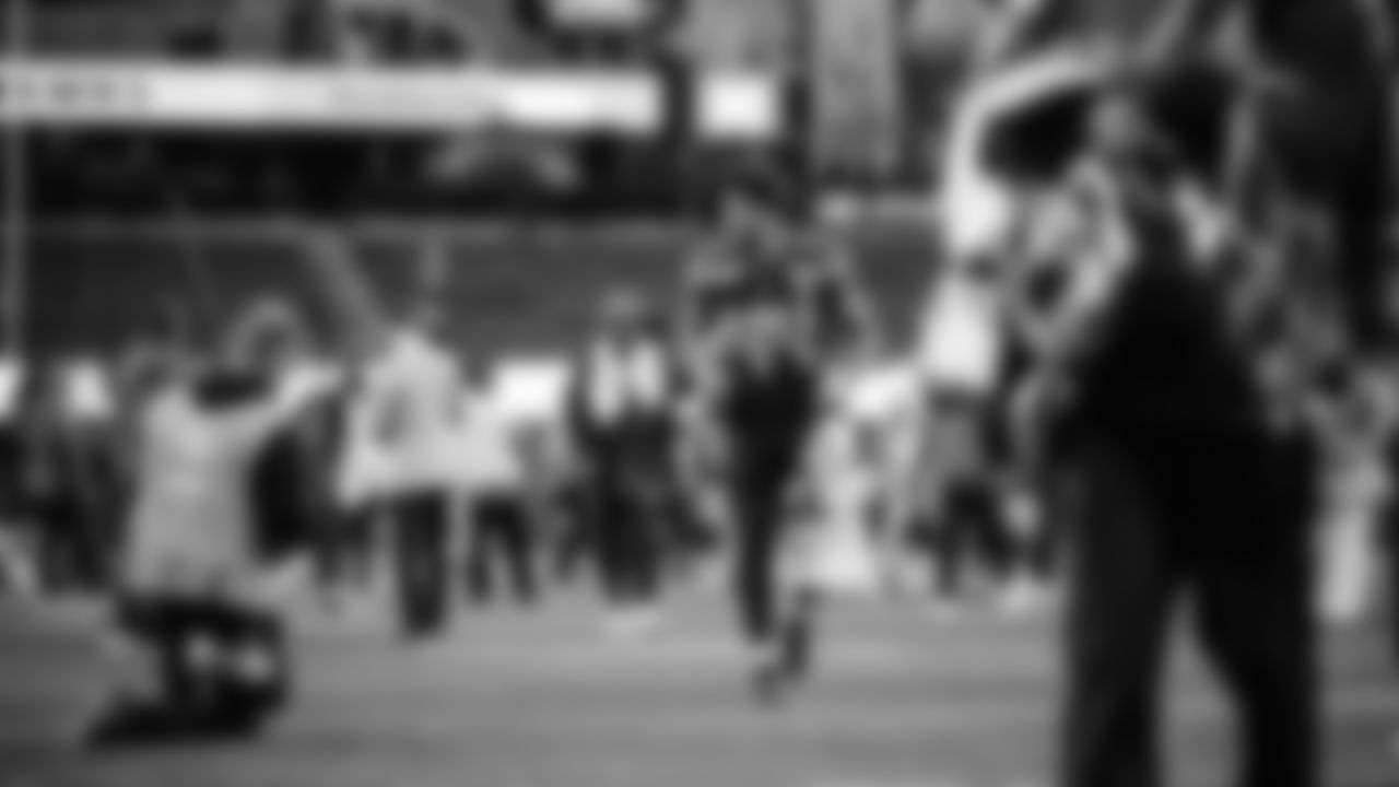 The Seahawks celebrated the 44-22 win over the Cardinals on Sunday, November 9, 2025.