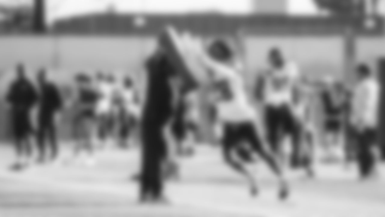 Seahawks cornerback Nehemiah Pritchett (28) practiced on Wednesday, February 4, 2026 in San Jose, California.