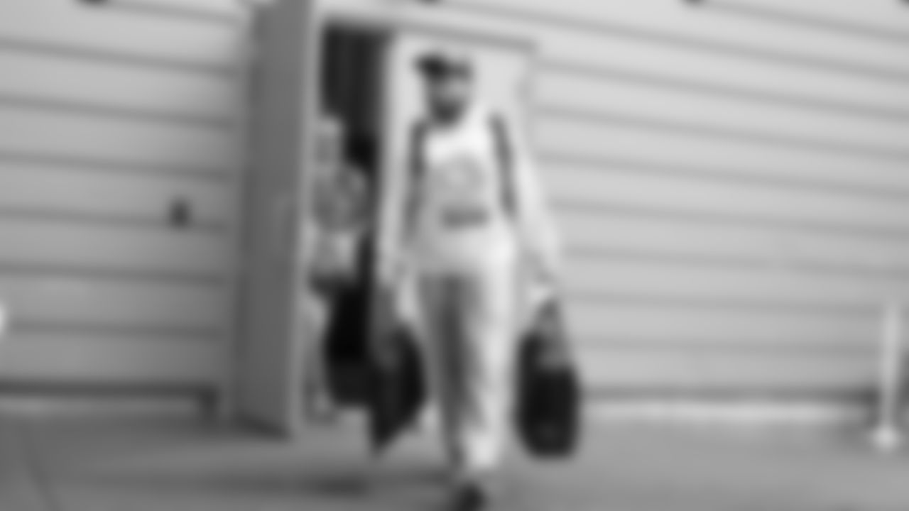 Seahawks safety Coby Bryant (8) departed the Virginia Mason Athletic Center on November 1, 2025.