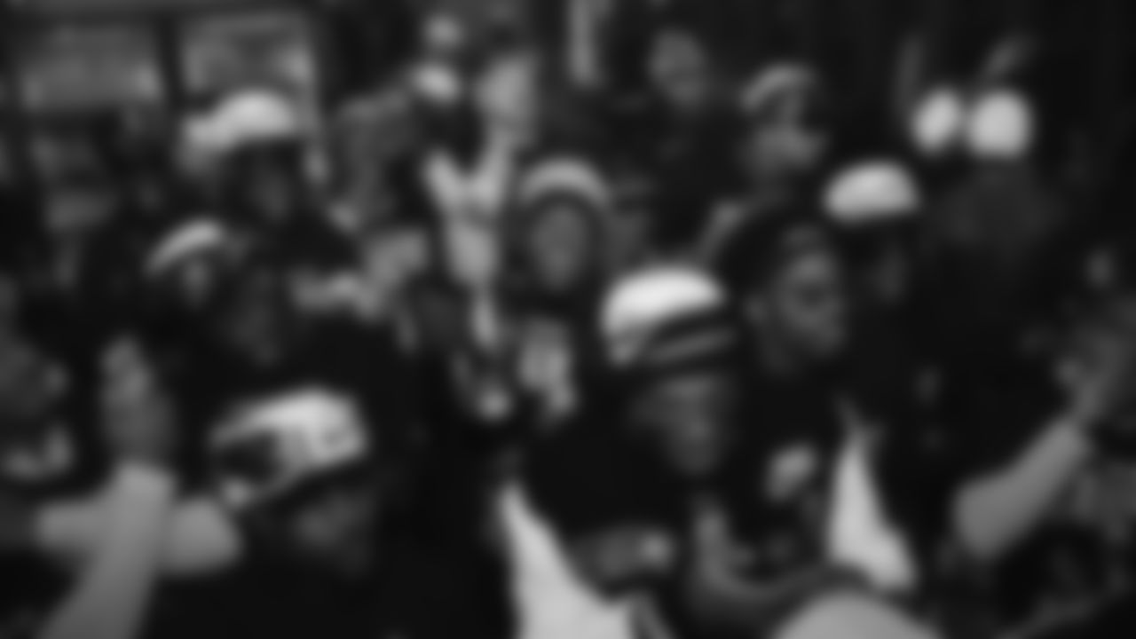 The Seahawks celebrated the 29-13 victory vs. the Patriots in Super Bowl LX.