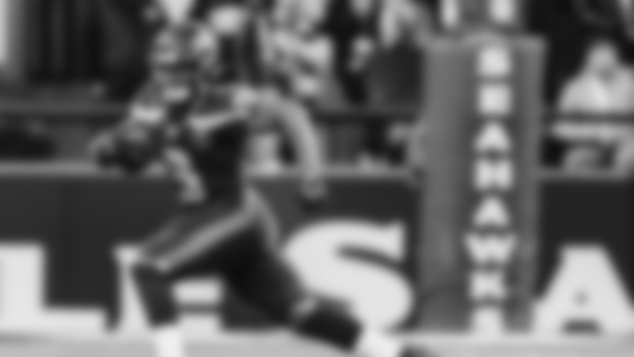 Seahawks running back Kenneth Walker III (9) vs. the Los Angeles Rams in the NFC Championship.