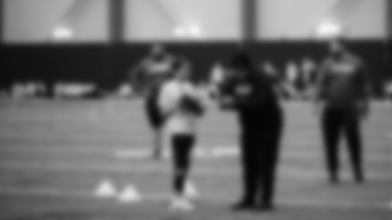 The Seahawks hosted the USA Football Talent ID Camp on February 21, 2026 at the Virginia Mason Athletic Center.