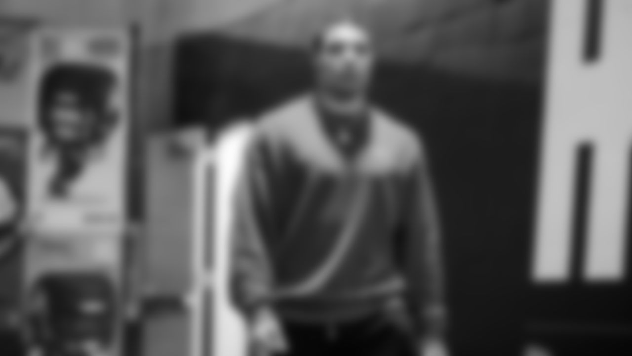 Seahawks running back Zach Charbonnet (26) arrives at Lumen Field for the Week 10 matchup vs. the Arizona Cardinals.