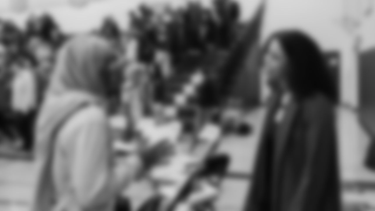 The Seahawks, Safeway, Delta Air Lines, Coca-Cola, and Head & Shoulders surprised Lakewood High School with a grant to help implement their first girls flag football team on November 25, 2025.