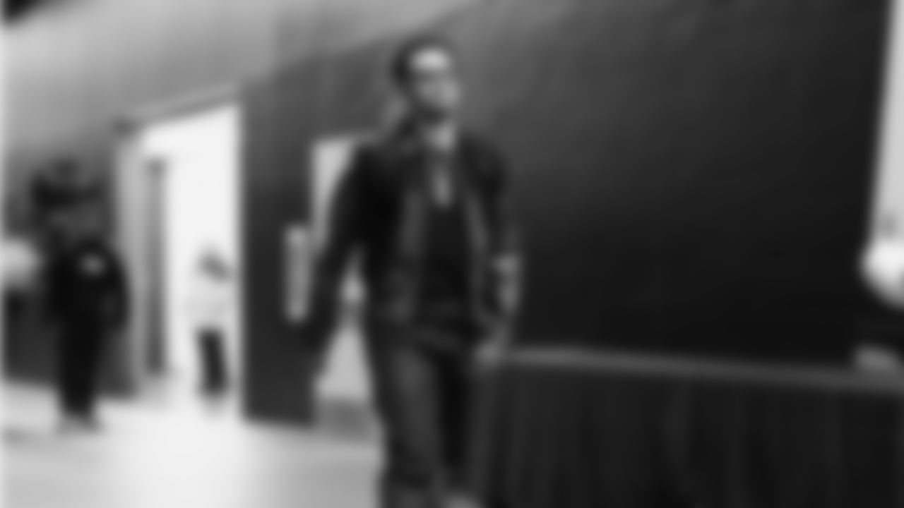 Seahawks wide receiver Jaxon Smith-Njigba (11) arrived at Lumen Field for the NFC Championship game vs. the Los Angeles Rams on Sunday, January 25, 2026.