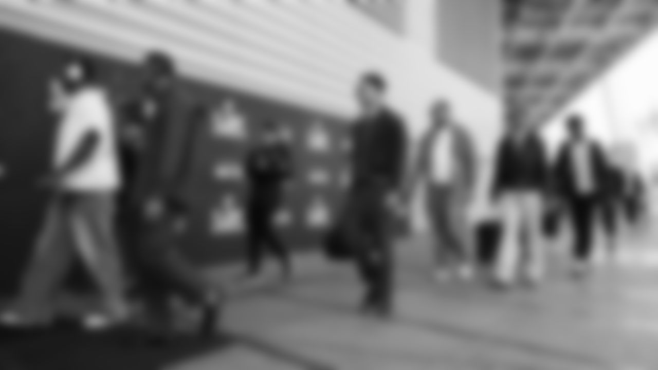 Seahawks wide receiver Jaxon Smith-Njigba (11) arrived at Levi's Stadium for the Super Bowl LX matchup vs. the New England Patriots on Sunday, February 8, 2026.