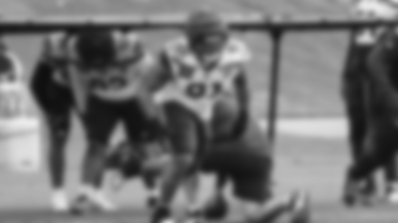 Seahawks defensive tackle Byron Murphy II (91) practiced on Wednesday, October 29, 2025 at the Virginia Mason Athletic Center.