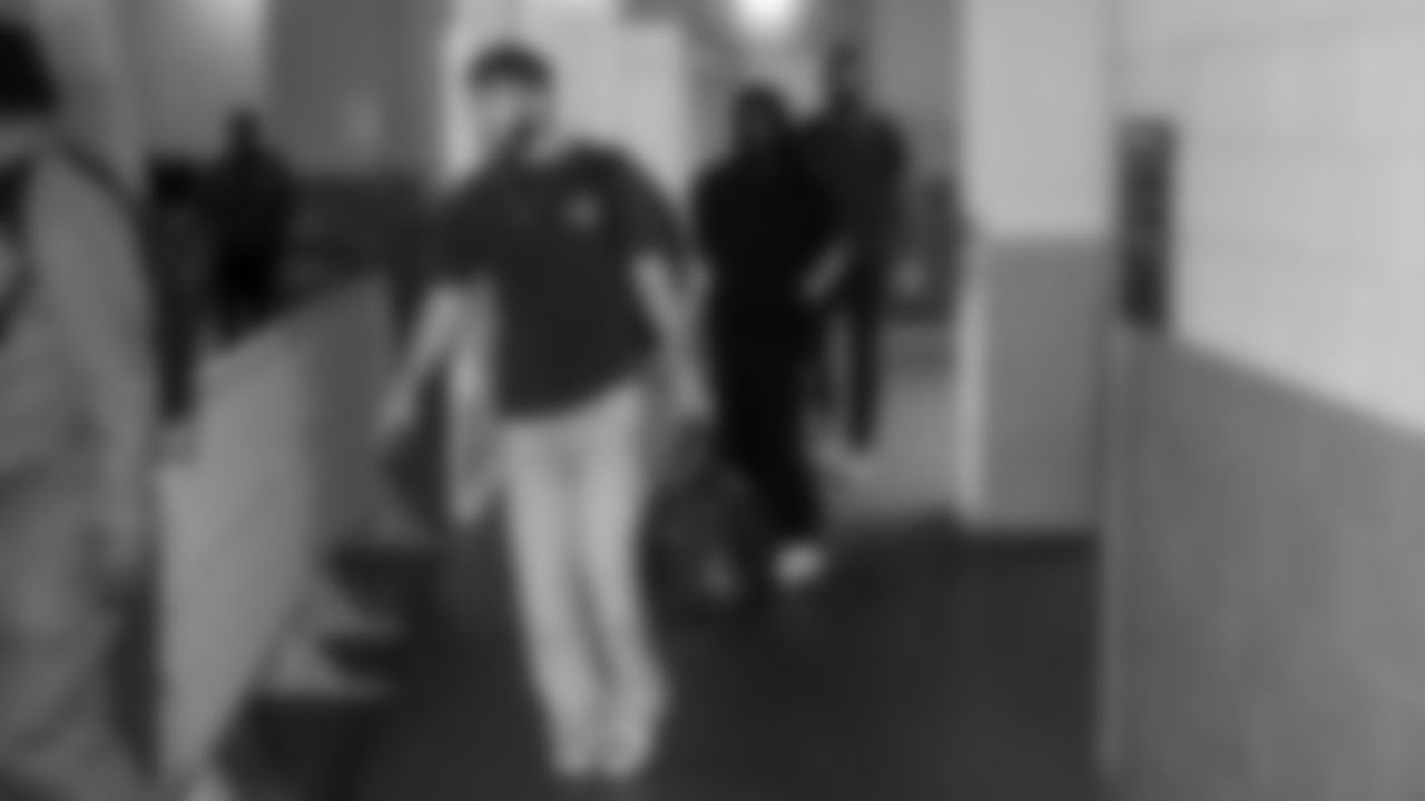 Seahawks wide receiver Cooper Kupp (10) arrived at Mercedes-Benz Stadium for the Week 14 matchup vs. the Atlanta Falcons.