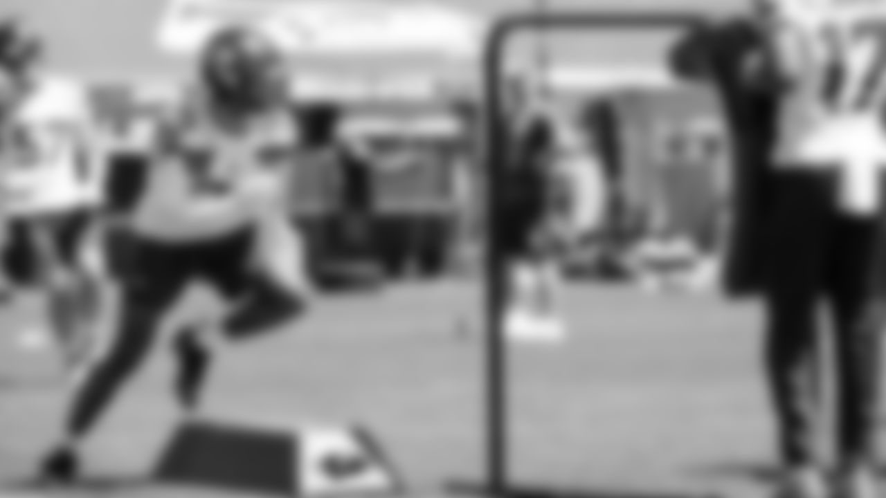 Seahawks cornerback Devon Witherspoon (21) participated in a workout on day three of OTAs on Friday, May 30, 2025 at the Virginia Mason Athletic Center.