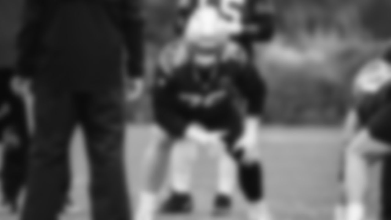 Seahawks guard Grey Zabel (76) practiced on Thursday, November 27, 2025 at the Virginia Mason Athletic Center.