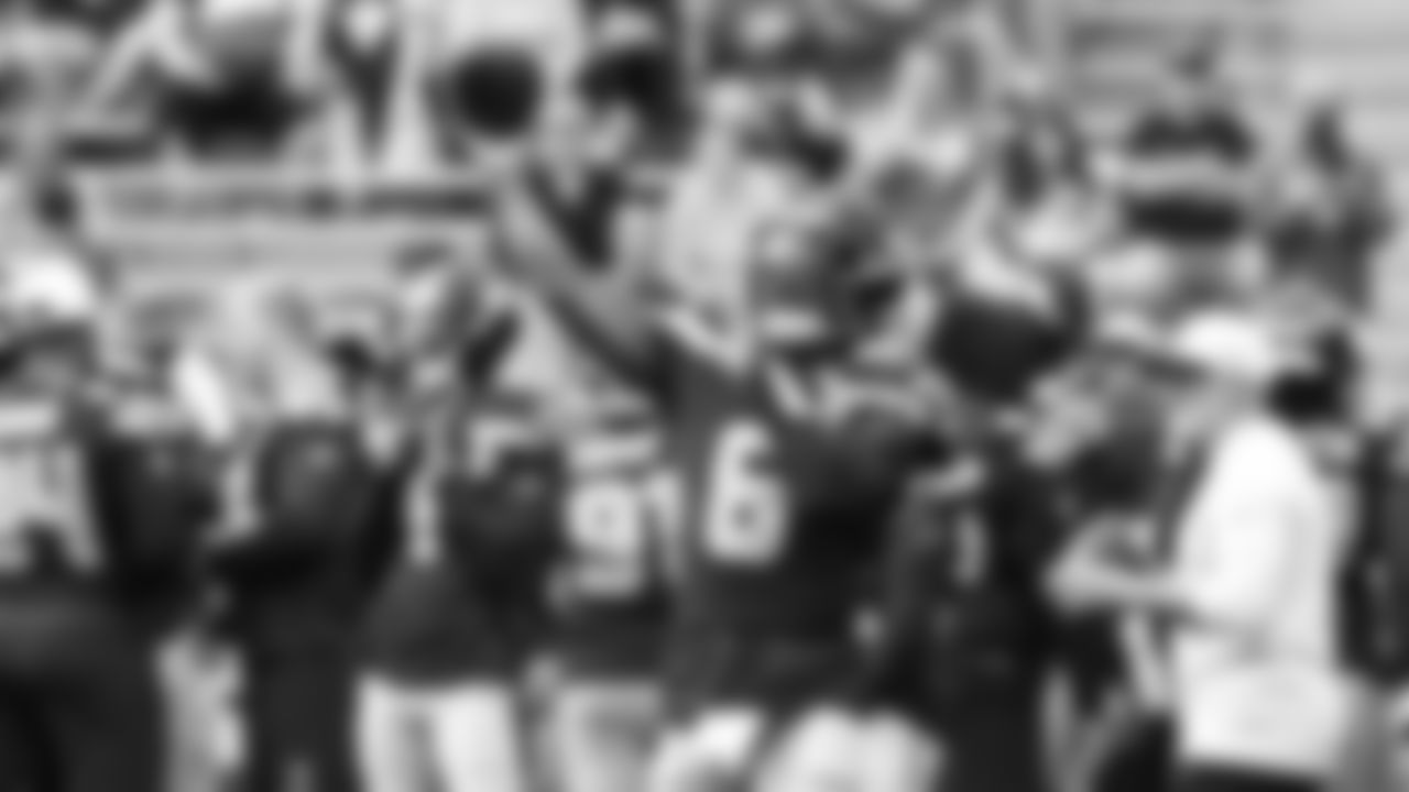 Seahawks quarterback Jalen Milroe (6) warms up at Lambeau Field for the preseason Week 3 matchup vs. the Green Bay Packers.