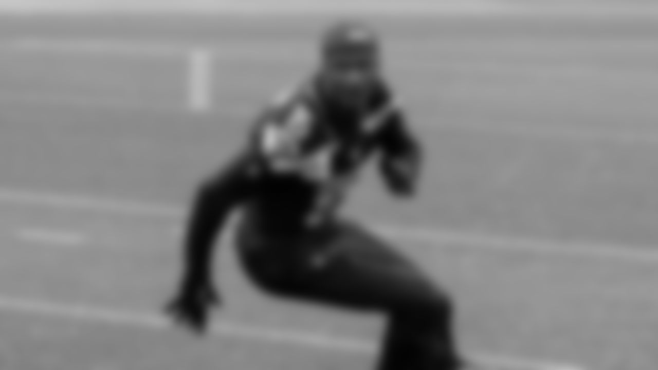 Seahawks wide receiver Tory Horton (15) participated in a workout on May 20, 2025 at the Virginia Mason Athletic Center.