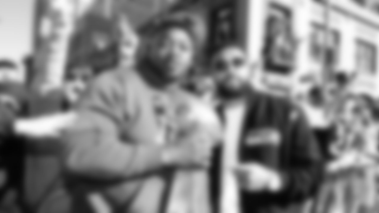 The Seahawks participated in the World Championship Parade through downtown Seattle on February 11, 2026.