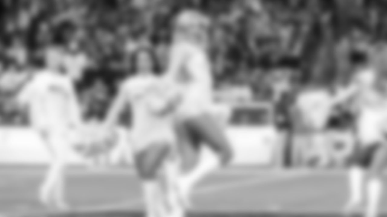 Seahawks dancers on week 7 vs. the Houston Texans on October 20, 2025.