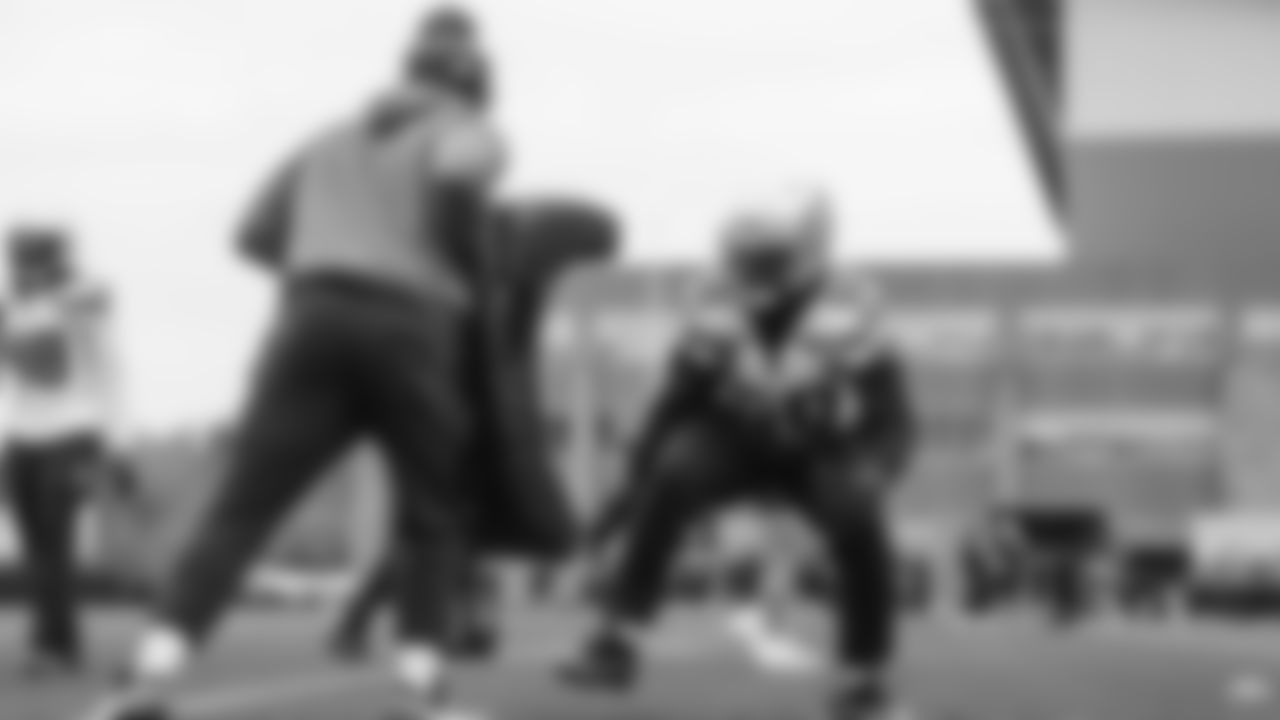 Seahawks linebacker Jamie Sheriff (50) practiced on Wednesday, November 26, 2025 at the Virginia Mason Athletic Center.