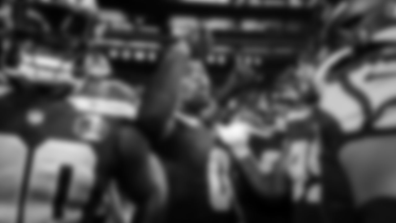 Seahawks defensive end DeMarcus Lawrence (0) vs. the Texans in Week 7.